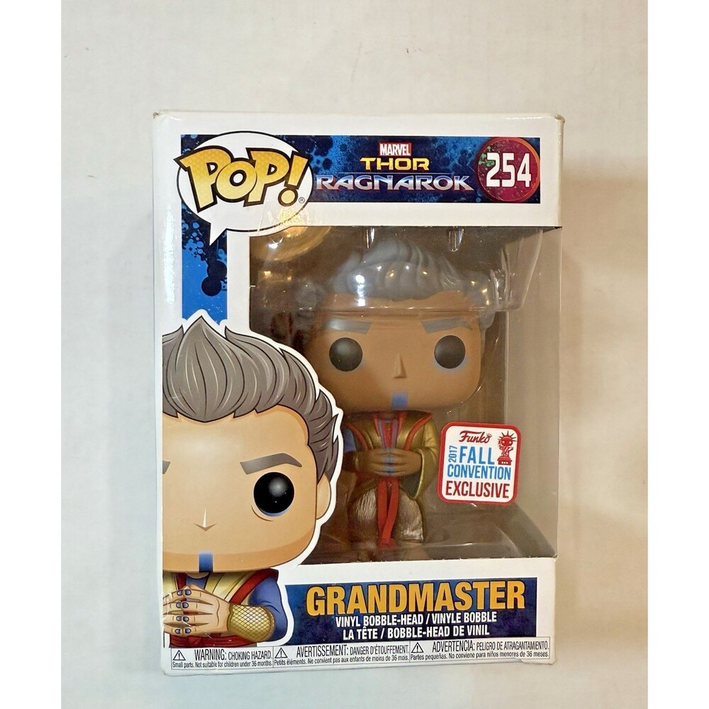 Funko Pop Grandmaster 254‎ Thor Ragnarok 2017 Fall Convention Exclusive New - Picture 2 of 12